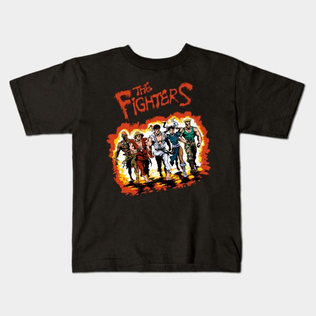 The Fighters Kids T-Shirt by Zascanauta